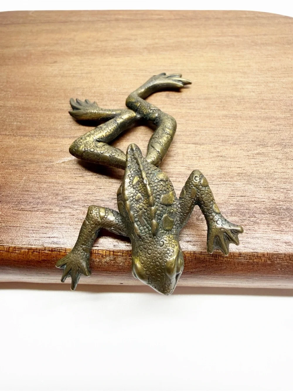Vintage JJ Jonet Articulated Frog Brooch